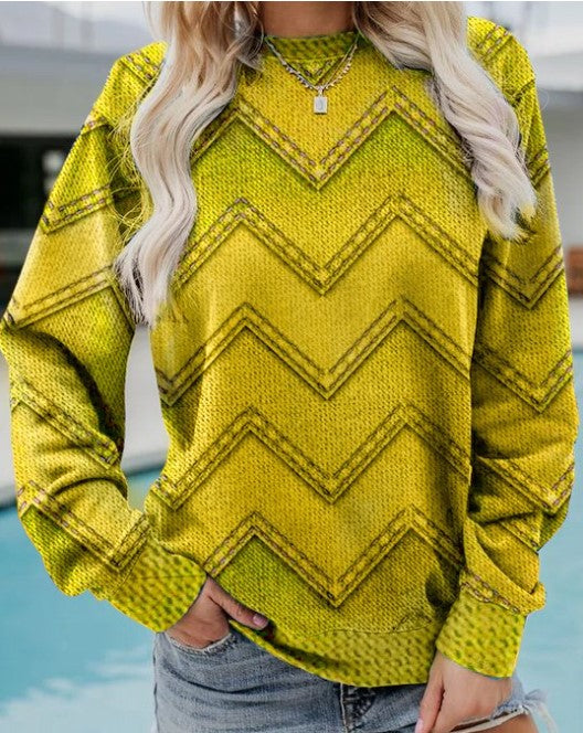 Katia® | Geometric casual sweatshirt