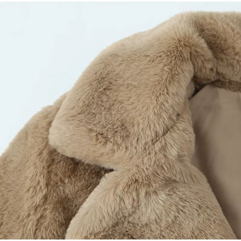 Guadalupe® | Long faux fur coat