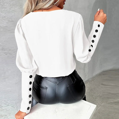 Armelle® | Casual Blouse With Love Print