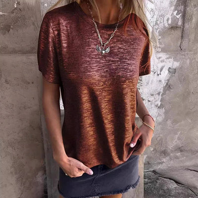 Alicia® | Metallic shirt