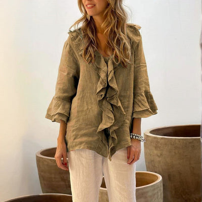Alfhild® | Stylish Ruffle Blouse