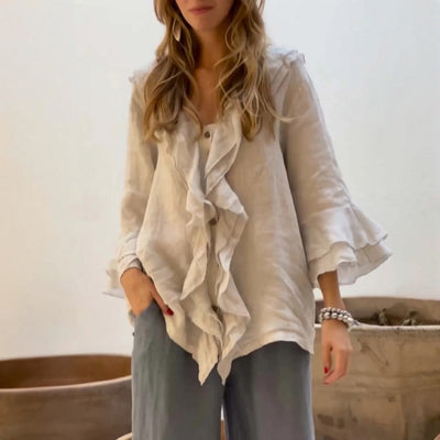 Alfhild® | Stylish Ruffle Blouse