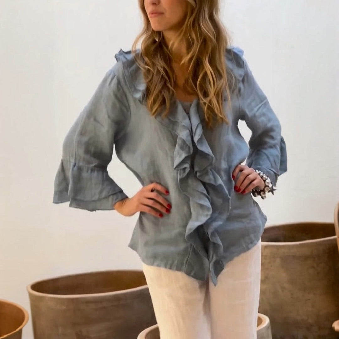 Alfhild® | Stylish Ruffle Blouse