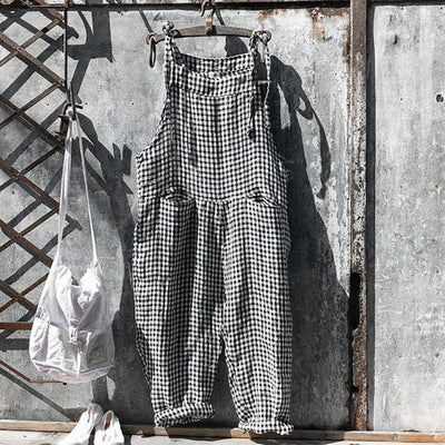 Addison® | Loose Striped Jumpsuit With Vintage Look