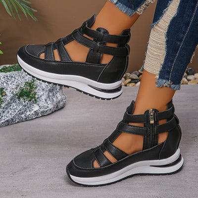 Juana® | Comfortable lightweight women's wedge sandals with zipper