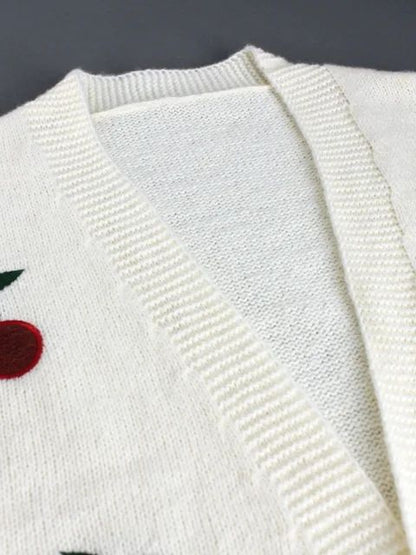 Sophie® | Short cherry cardigan