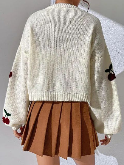 Sophie® | Short cherry cardigan