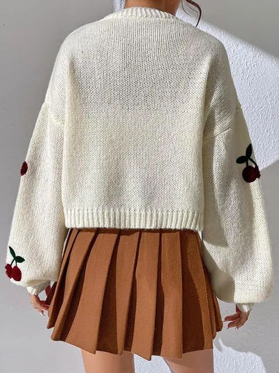 Sophie® | Short cherry cardigan