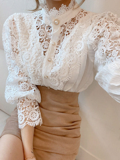 Lilian® | Stylish Lace Blouse For Chic Women