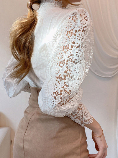 Lilian® | Stylish Lace Blouse For Chic Women