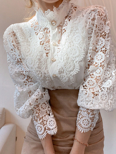 Lilian® | Stylish Lace Blouse For Chic Women