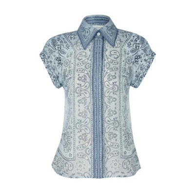 Scarlett® | Impera printed blouse and falda set