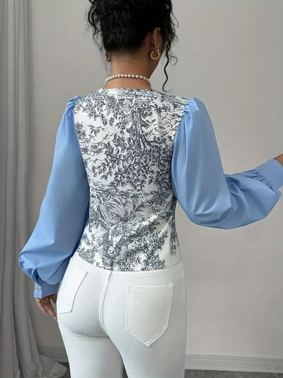 Mireya® | Vintage cotton blouse with puff sleeves