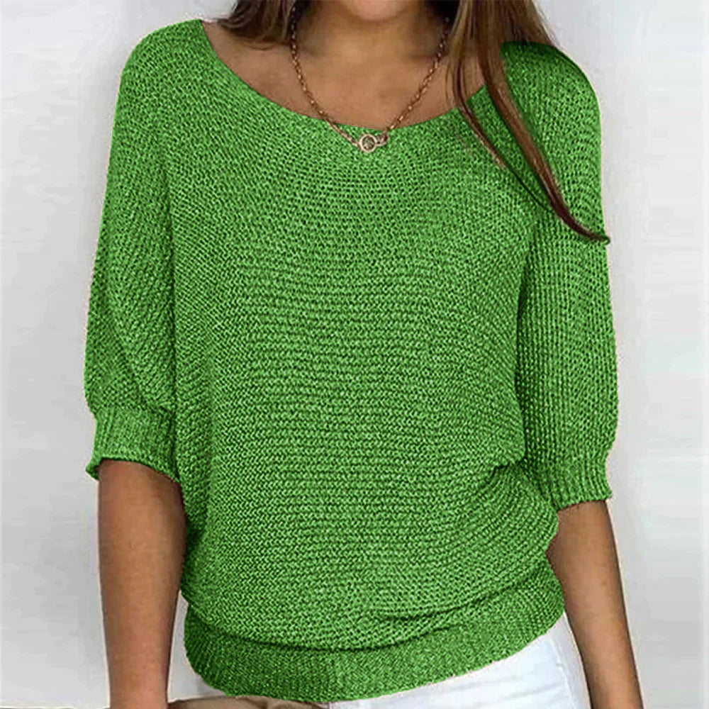 Virginia® | Sleeveless 3/4-Length Blouse With Crocodile Pattern.