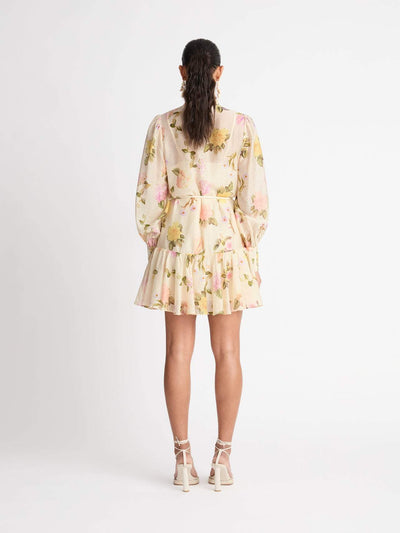 Amelia® | Mini shirt dress with lace trim