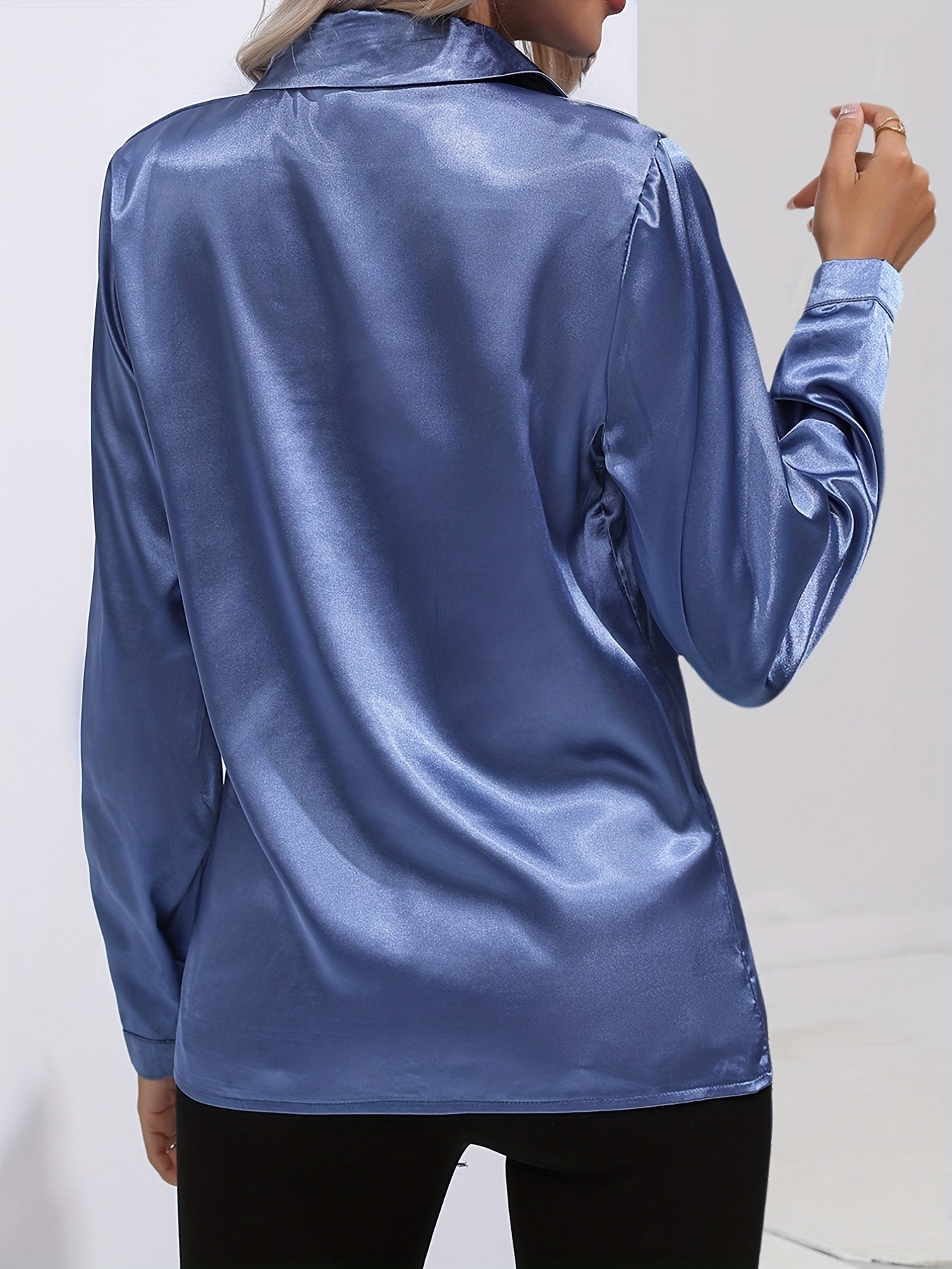 Luz® | Elegant satin blouse