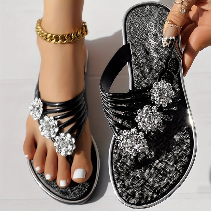 Vittoria® | Diamond flower sandals
