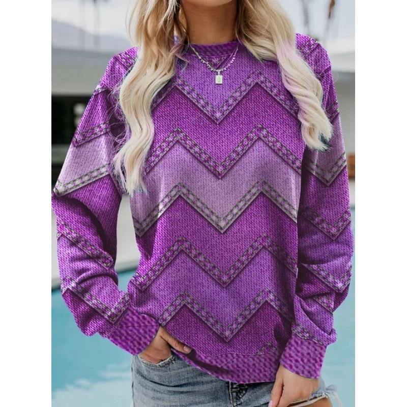 Katia® | Geometric casual sweatshirt