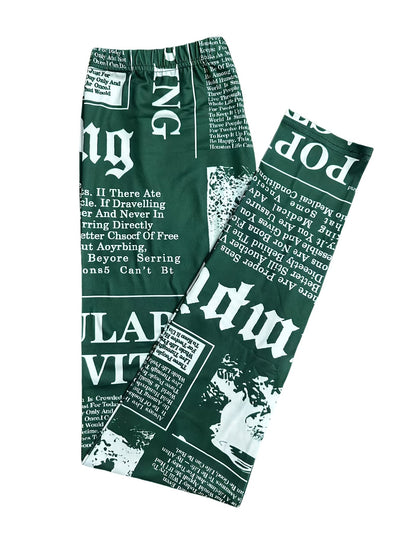 Adara® | Paper print leggings
