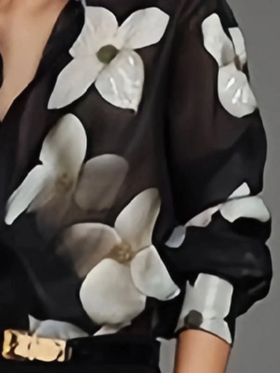 Fabiana® | Elegant Blouse With Floral Design