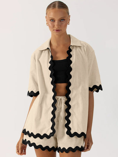 Ana Maria® | Asmara shirt and shorts set
