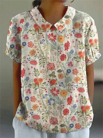 Asta® | Blouse With Flowers