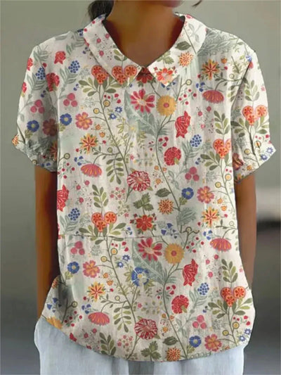 Eva® | Elegant Floral Blouse For Women