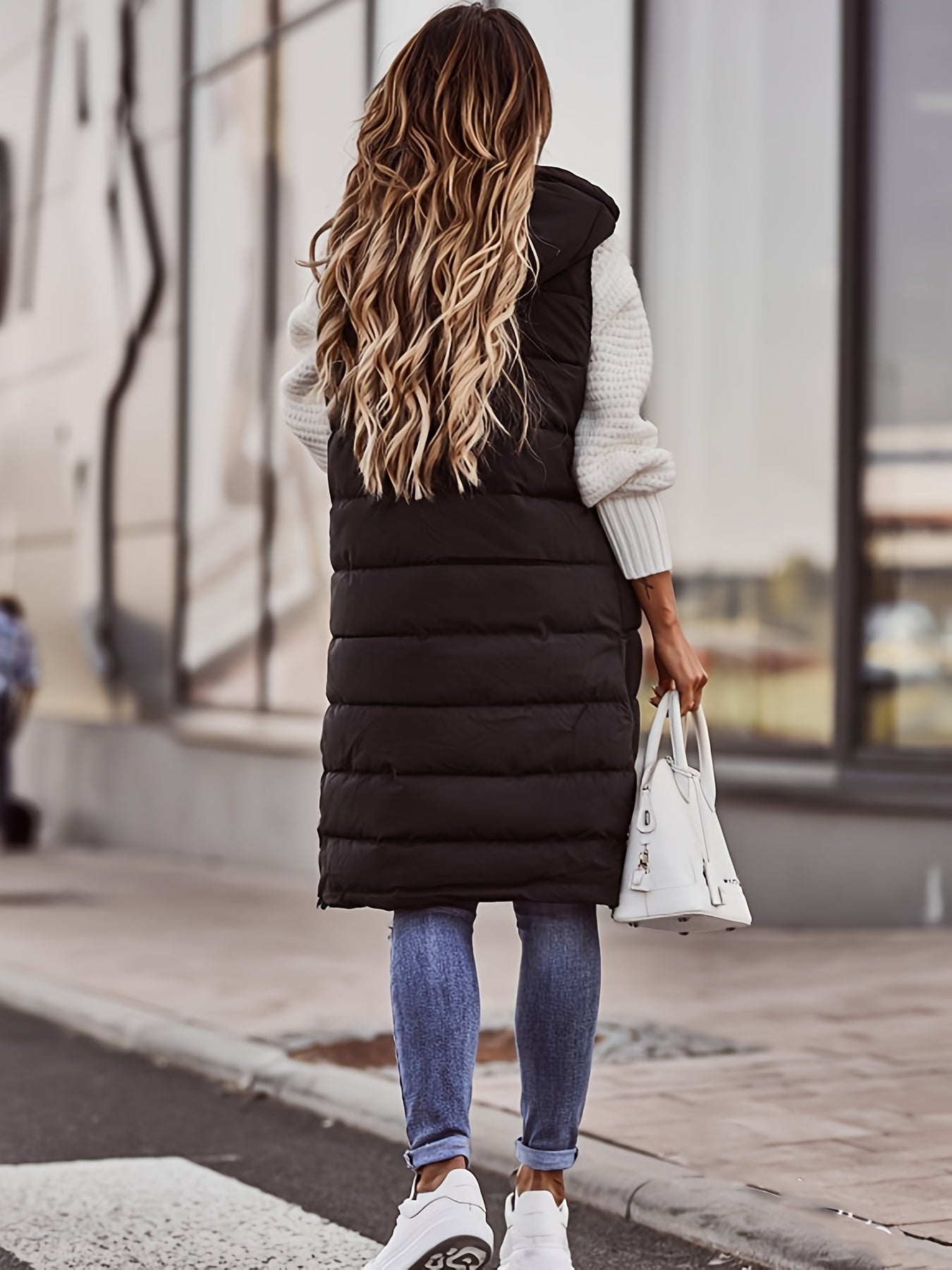 Aveline® | Sleeveless long coat