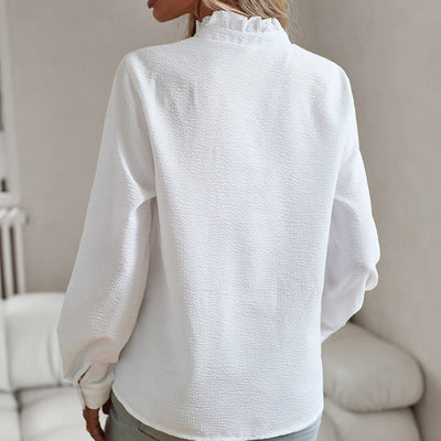 Amalric® | Women'S Ruffle Blouse Stripes