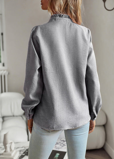 Amalric® | Women'S Ruffle Blouse Stripes
