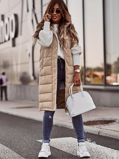 Aveline® | Sleeveless long coat