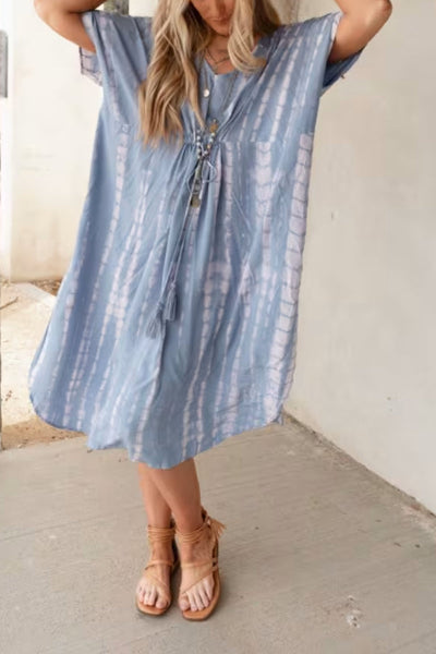 Abigail® | Batik kimono dress