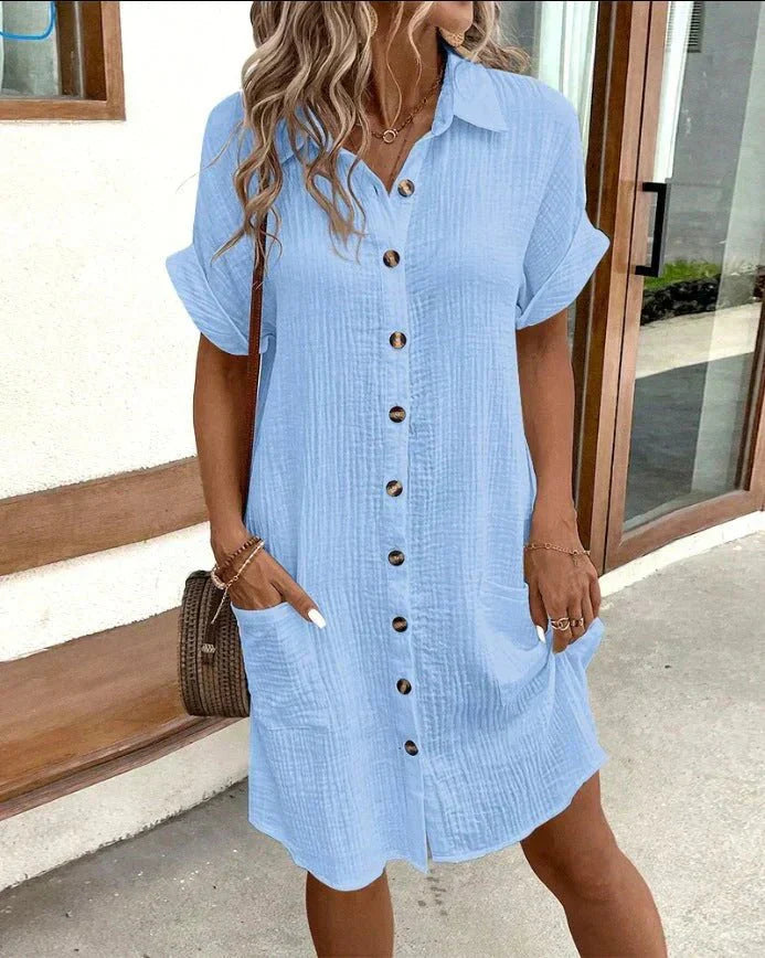 Ailín® | Airy Shirt Dress