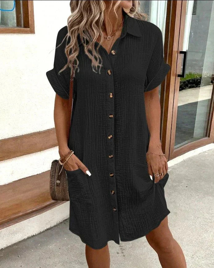 Ailín® | Airy Shirt Dress