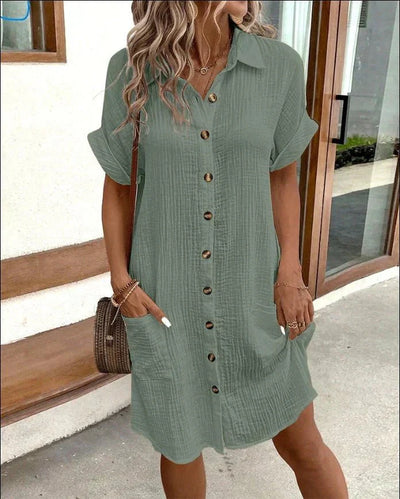 Ailín® | Airy Shirt Dress