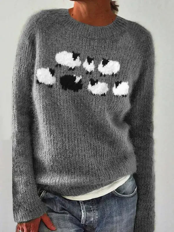 Leila® | Retro fall sweater for style and warmth