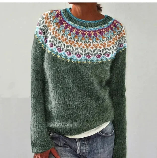 Paty® | Retro fall sweater for style and warmth