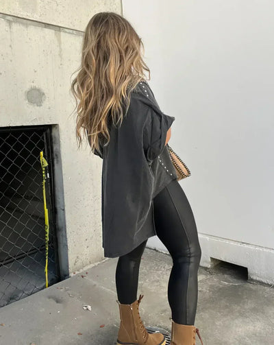 Amayrani® | Oversized T-Shirt With Studs
