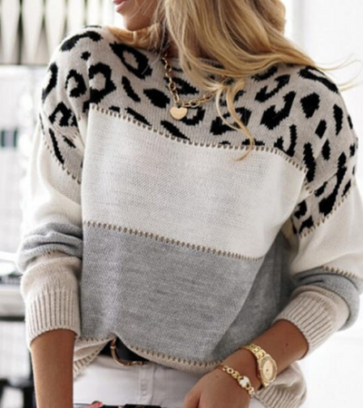 Otilia® | Leopard print sweater