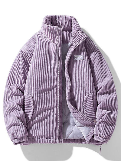 Abigail® | Fashion Ribfluwelen Jas