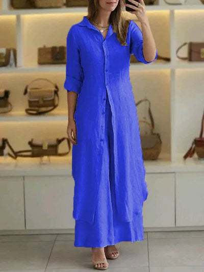 Luz® | Casual cotton and linen set
