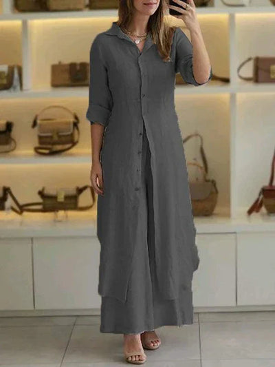 Luz® | Casual cotton and linen set