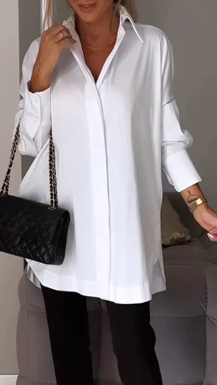 Alina® | Polo Shirt With Lapel Slit