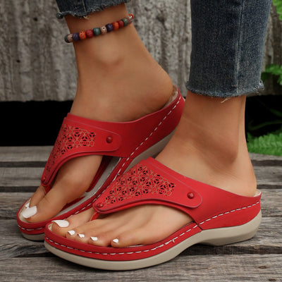 Gladys® | Orthopedic Leather Hiking Sandals