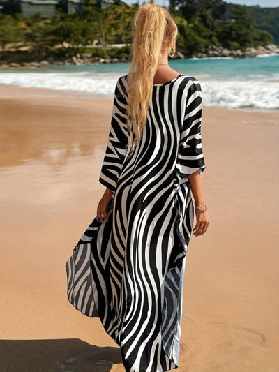Abigail® | Elegant And Lightweight Zebra Beach Dress For Summer