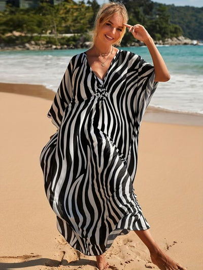 Abigail® | Elegant And Lightweight Zebra Beach Dress For Summer