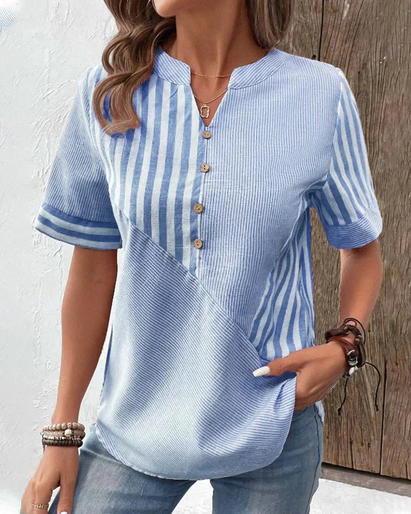 Alfonsine® | Soft Striped Blouse
