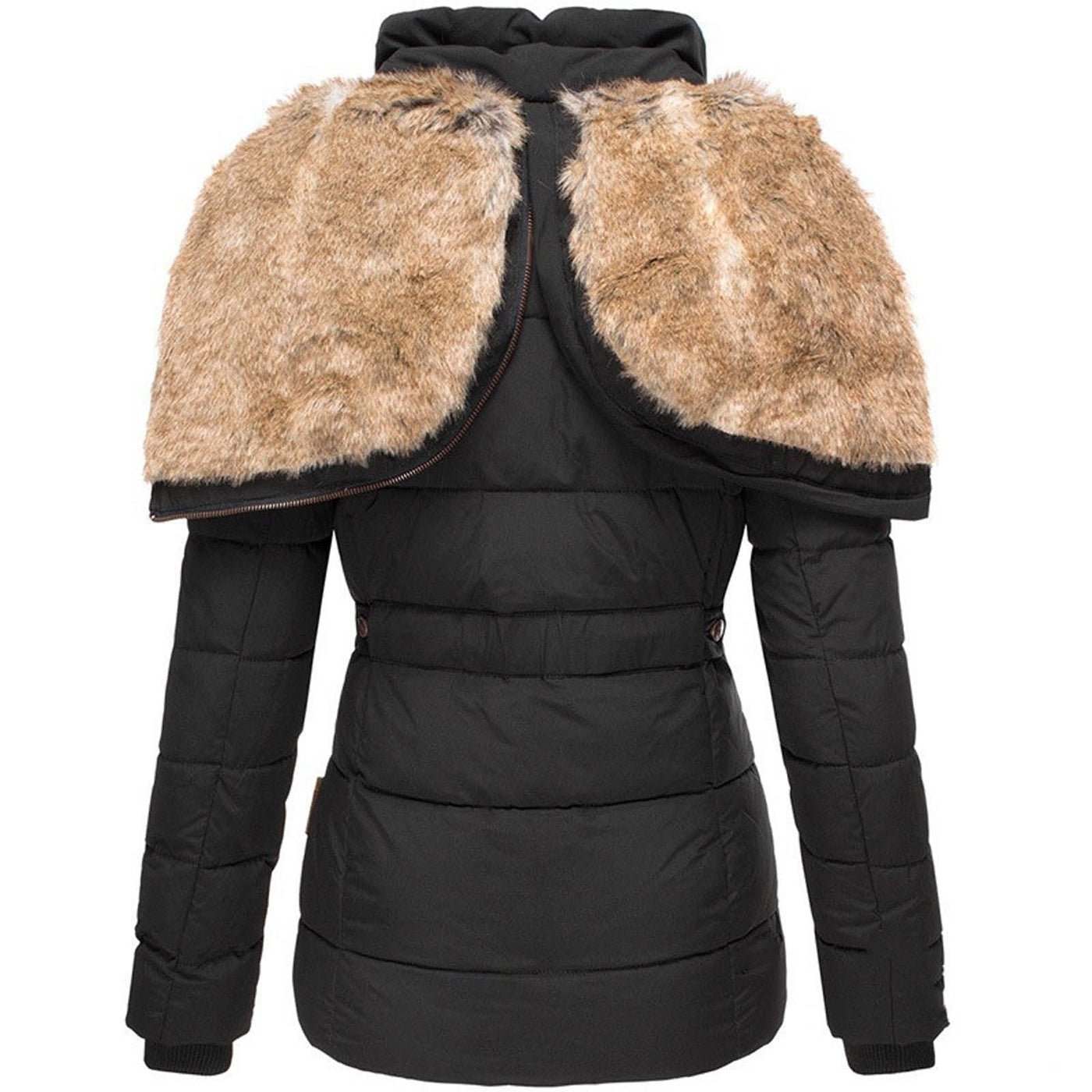 Eira® | Warm winter coat with fur lining