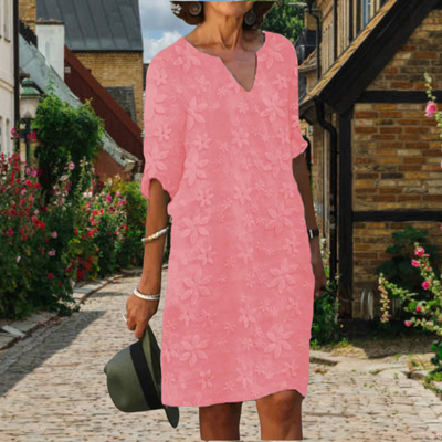 Jane® | Elegant Floral Design Dress, V-Neck, Women'S Formal Dresses