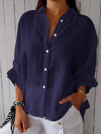 Denisse® | Relaxed Fit Cotton-Linen Summer Shirt